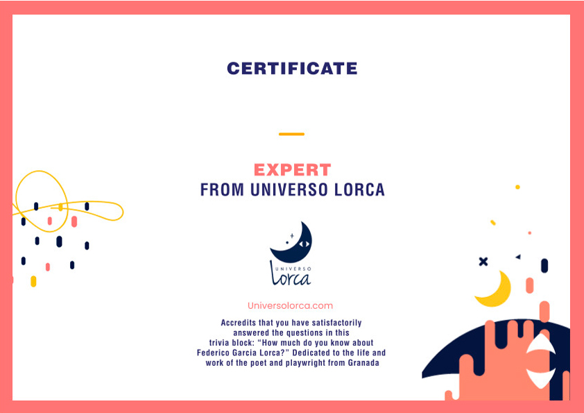 Certificate Expert Universe Lorca