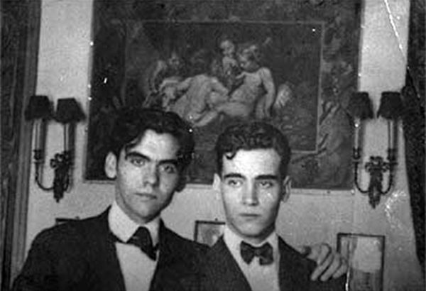 Federico y Francisco (derecha) García Lorca.