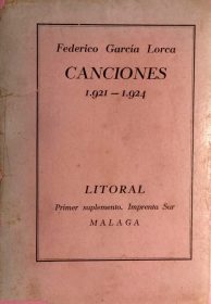 Canciones, de Federico García Lorca. / Foto: www.todocoleccion.net