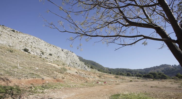 Colorado Hill in Alfacar (area of the search for the body of García Lorca), in front of the Pepino farmhouse.