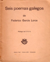 Printed edition of Six Galician Poems. Image courtesy of Archivo Alvarellos Publishing House.