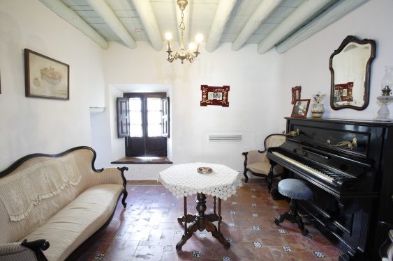 Birthplace Museum of Federico García Lorca in Fuente Vaqueros. Lorca’s piano room.