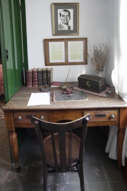 Office of Federico García Lorca in his bedroom in the family home in Valderrubio.