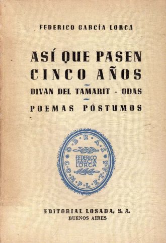 Así que pasen cinco años, de Federico García Lorca