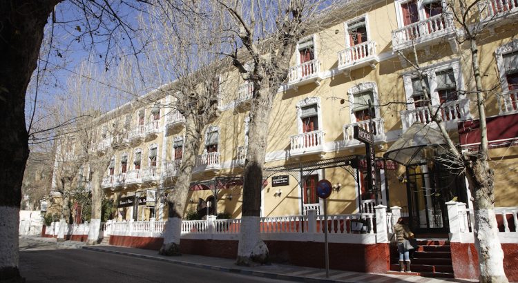 Hotel España de Lanjarón, donde se hospedaba la familia de García Lorca cuando acudía al balneario para aliviar las dolencias de doña Vicenta.