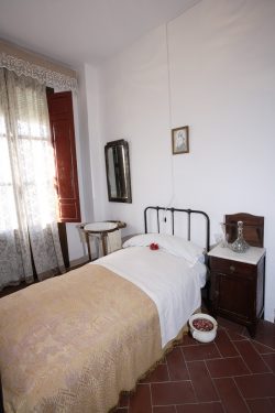 Bedrooms of the Hotel España in Lanjarón, where García Lorca's family stayed when they went to the spa to alleviate Doña Vicenta's ailments. They have been preserved as they were then.