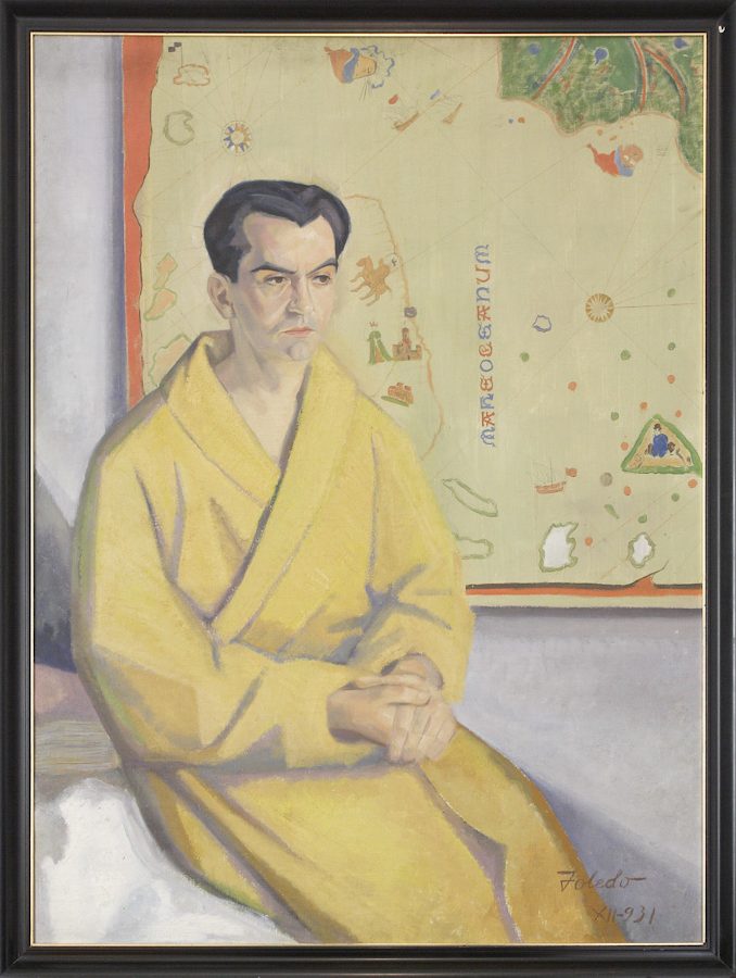 Portrait of Federico García Lorca at Huerta de San Vicente (San Vicente Farmhouse).