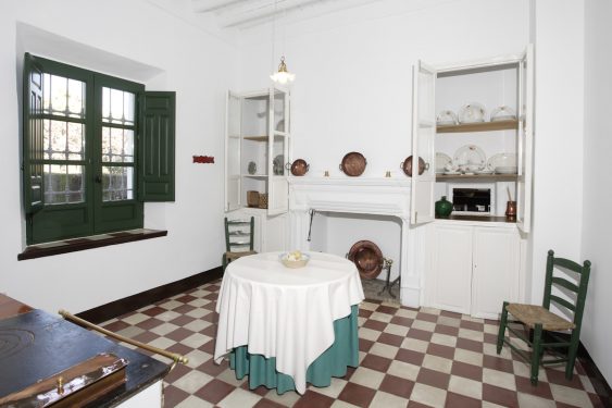 San Vicente Farmhouse, where Federico García Lorca’s family spent the summers. Kitchen.