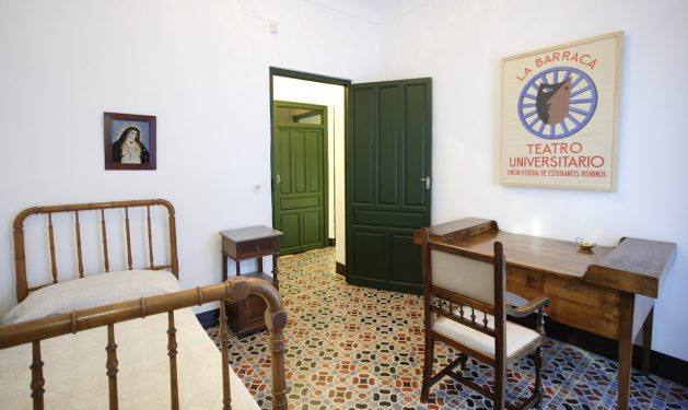 San Vicente Farmhouse, where Federico García Lorca’s family spent the summers. Federico’s bedroom.