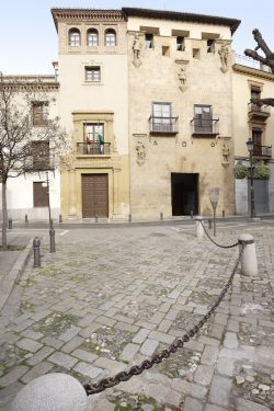 Façade of the Casa de los Tiros, Granada.