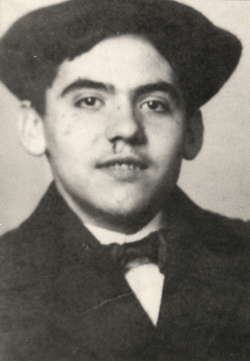 Federico García Lorca en su época de bachiller.