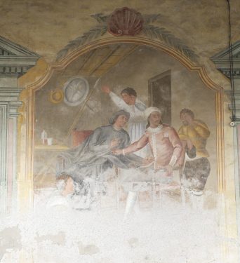 The Cuzco Palace (episcopal palace of Víznar, end of 18th century) owes its name to the Peruvian archbishop Juan Manuel Moscoso y Peralta. Gallery with frescoes that were painted by different artists, among them Nicolás Martín Tenllado. 