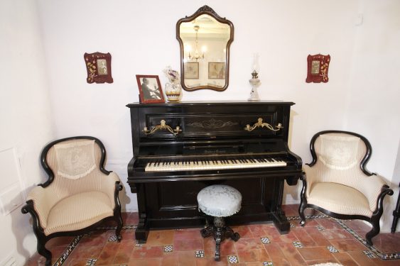 Federico García Lorca Birthplace Museum in Fuente Vaqueros. Lorca’s piano room.