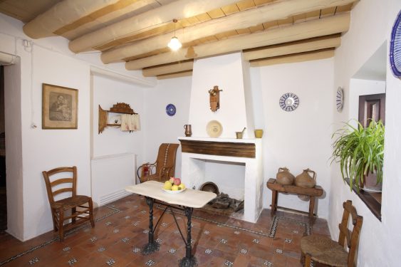 Federico García Lorca Birthplace Museum in Fuente Vaqueros. Kitchen.