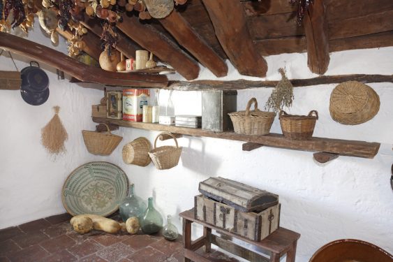 Barn on the first floor in the house of the caretakers of the Federcio García Lorca family in Valderrubio.