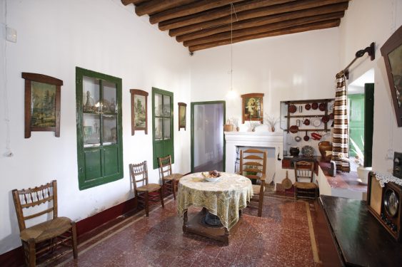 Cocina de la vivienda familiar de Federico García Lorca en Valderrubio.