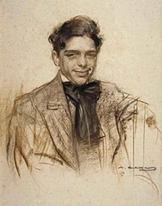 Luis Bagaría visto por Ramón Casas.