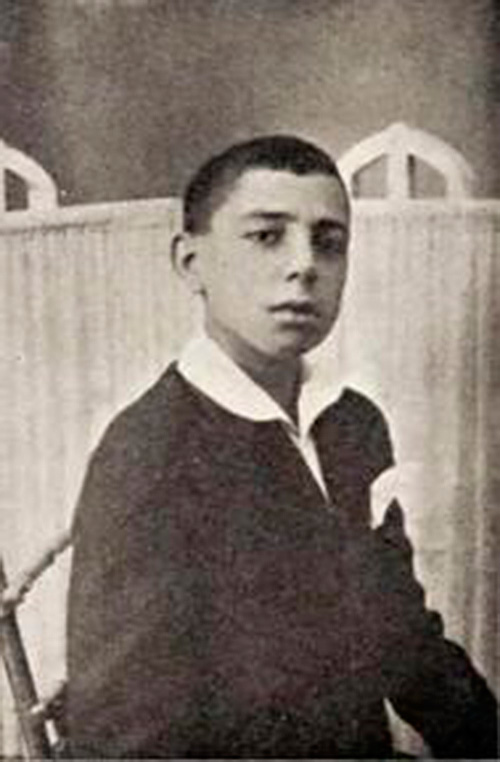 Manolo Caracol, as a boy.